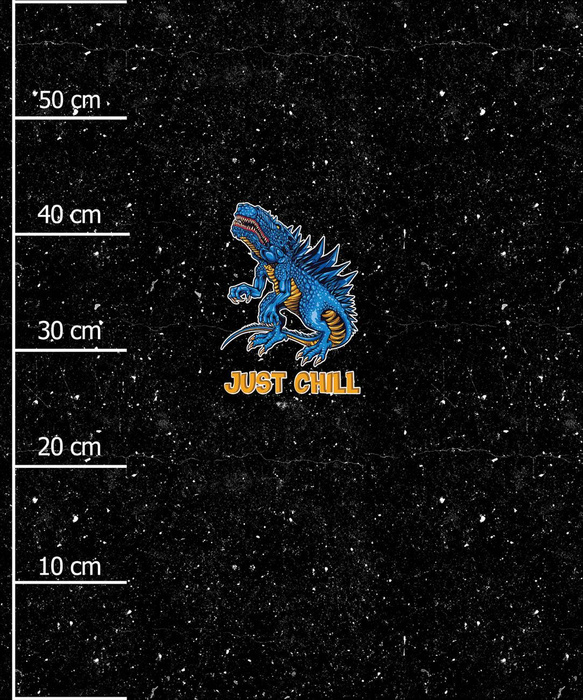 BLUE DRAGON VZ. 1 / černá - panel (60cm x 50cm)