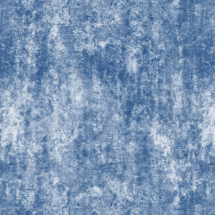 GRUNGE (blue) - Cotton woven fabric