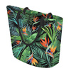 TOTE BAG - PARADISE JUNGLE / black - sewing set