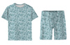 CHILDREN'S PAJAMAS "ADA" - TURTLES AND JELLYFISH (BLUE PLANET) - sewing set