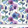 PANSIES (BLOOMING MEADOW) - Slub Weave