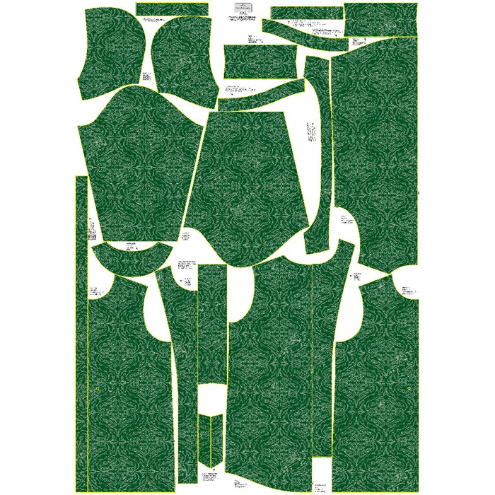 WOMEN'S PARKA (ANNA) L - DAMASCO / green - softshell