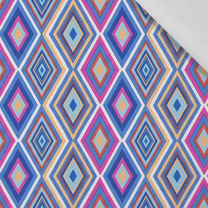 RETRO GEOMETRIC WZ. 11 - tkanina viskózová
