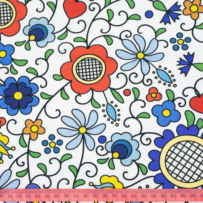 KASHUBIAN FOLKLORE - Viscose jersey WE210