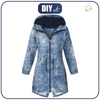 WOMEN'S PARKA (ANNA) - GRUNGE (blue) - softshell