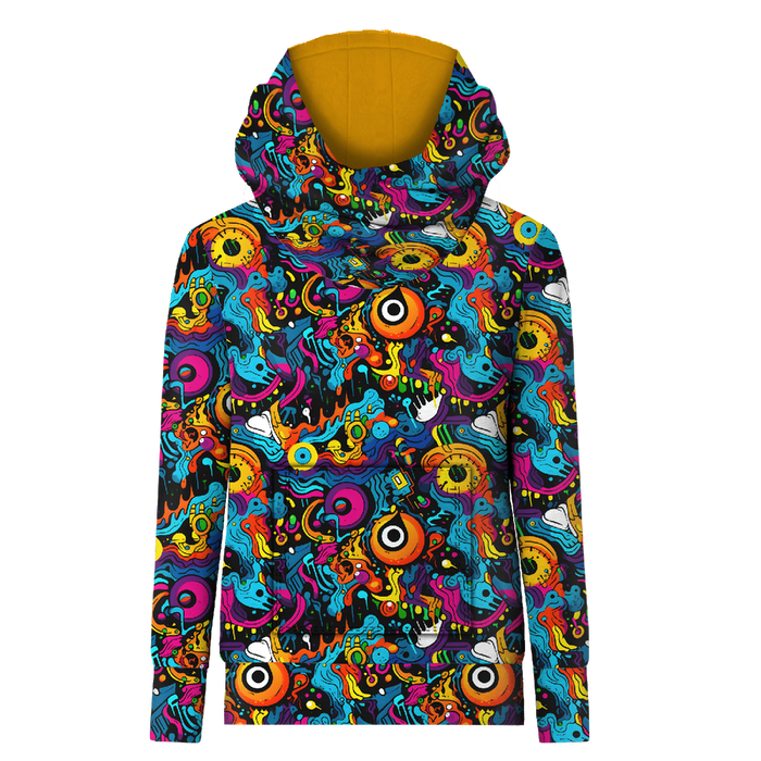 UNISEX HOODIE (HYDRA) - STREET GRAFFIT WZ.5 - Nähset (86/92) 