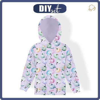 KIDS HOODIE (ALEX) - PUMPKINS pat. 2 (PUMPKIN GARDEN) - sewing set