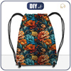 GYM BAG - VINTAGE CHINESE FLOWERS PAT. 1 - small