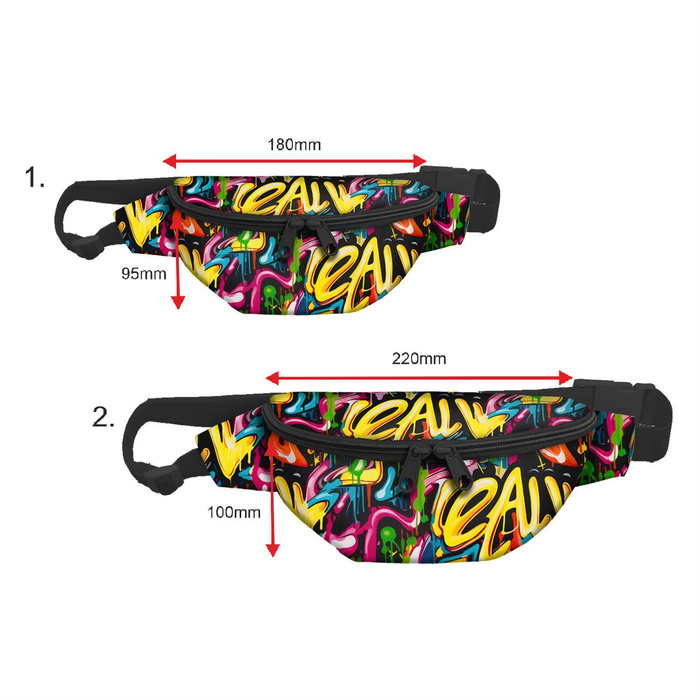 HIP BAG - STREET GRAFFITI WZ.7 - big