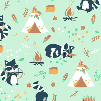 WASCHBÄREN Muster 1 / Tipi