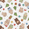 Creepy Cute Christmas WZ.2 - Woven Fabric for tablecloths