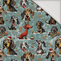 DOGS WZ. 3 / CHRISTMAS - Viscose jersey