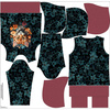BLUZA DAMSKA (POLA) CLASSIC Z KAPTUREM - Animals mandala wz.12 - zestaw do uszycia XXXL