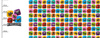 DINO TILES PAT. 2 / pink - PANORAMIC PANEL 60 cm