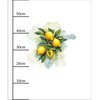 TUTTI FRUTTI LEMONS - Panel (60cm x 50cm)  Polster- Velours