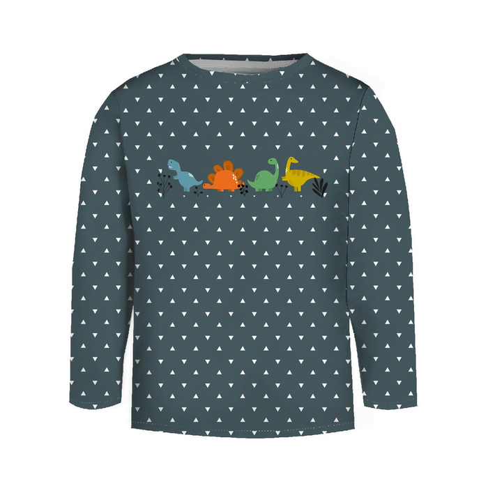 Longsleeve - COLORFUL DINOSAURS - sewing set