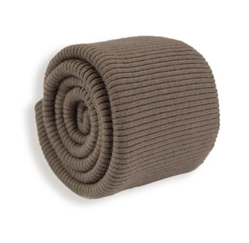 D-56 BROWN - elastic sweat in convex stripes SD