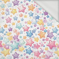 PASTEL STARS - dresówka pętelkowa