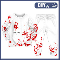 CHILDREN'S PAJAMAS " MIKI" - I'M FINE - Elastic cotton knit fabric (98/104)