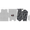 LONGSLEEVE - TRAKTOR GRAU / melange hellgrau - Single Jersey (110/116)