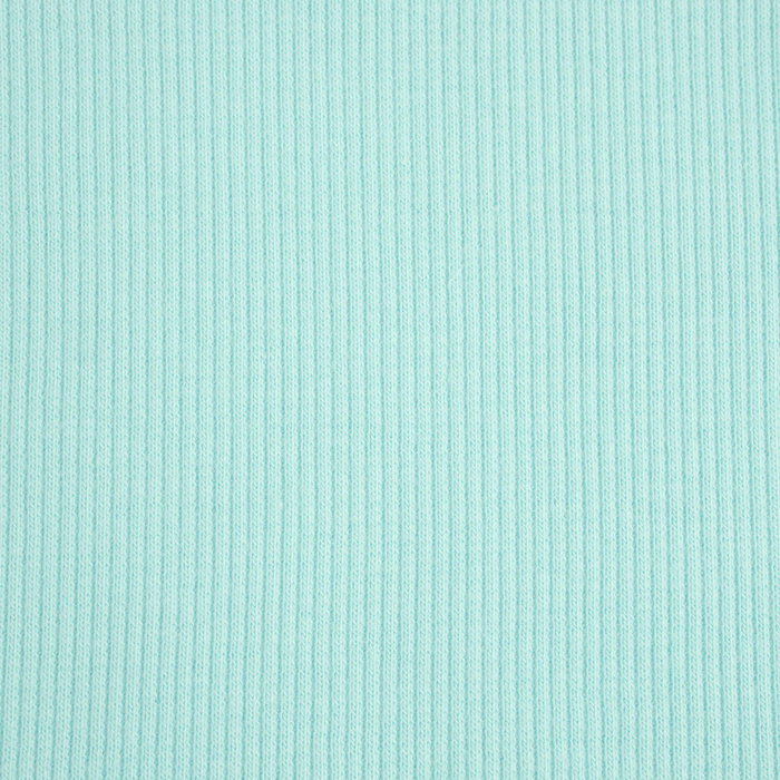 Rib Jersey fabric Unicolour - AQUA (D-180)