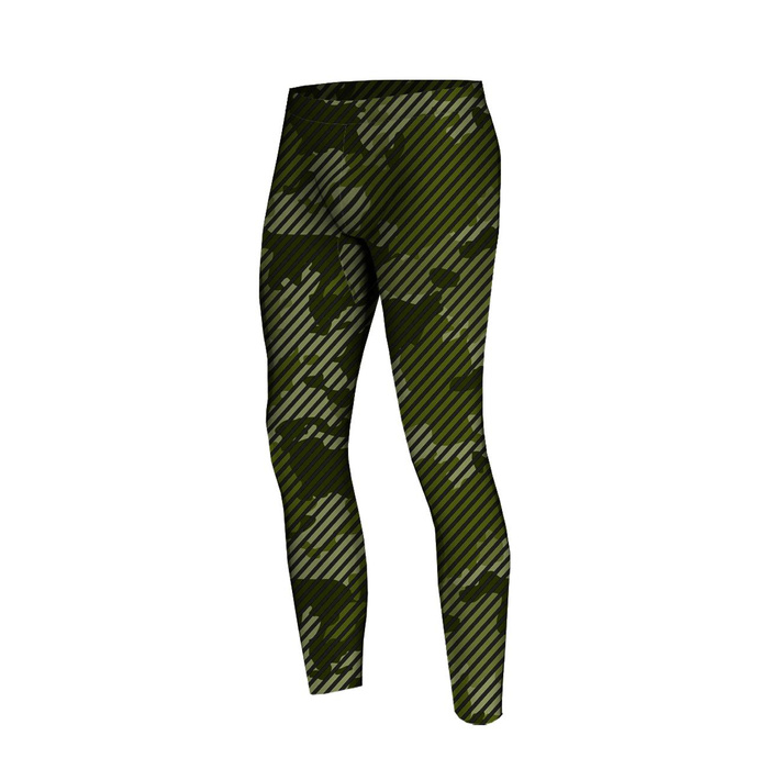 THERMO HERREN SET (STEVE) - CAMOUFLAGE / STREIFEN - Nähset L