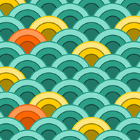 REGENBOGEN - Baumwoll Webware