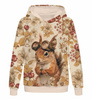 SQUIRREL STEAMPUNK FOREST - panoramic panel softshell (60cm x 140cm)