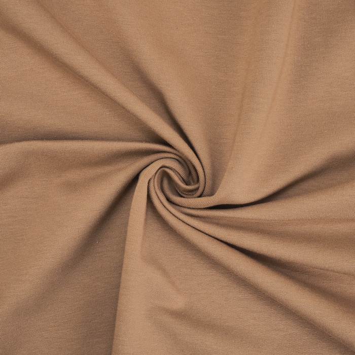 Looped knitwear with elastan - CAMEL (D-212)