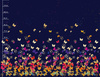 BUTTERFLIES / colorful - panel (120cm x 155cm) SINGLE JERSEY ITY