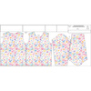 KINDER SWEATSHIRT (NOE) - PASTEL STARS - Nähset (134/140)