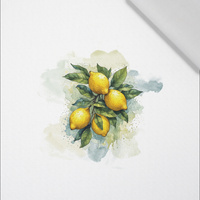 TUTTI FRUTTI LEMONS - panel (60cm x 50cm)  bavlněná tkanina