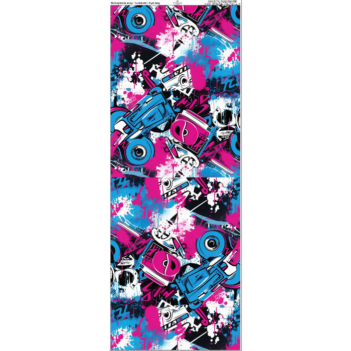 TURNBEUTEL - STREET GRAFFITI WZ.4 - klein