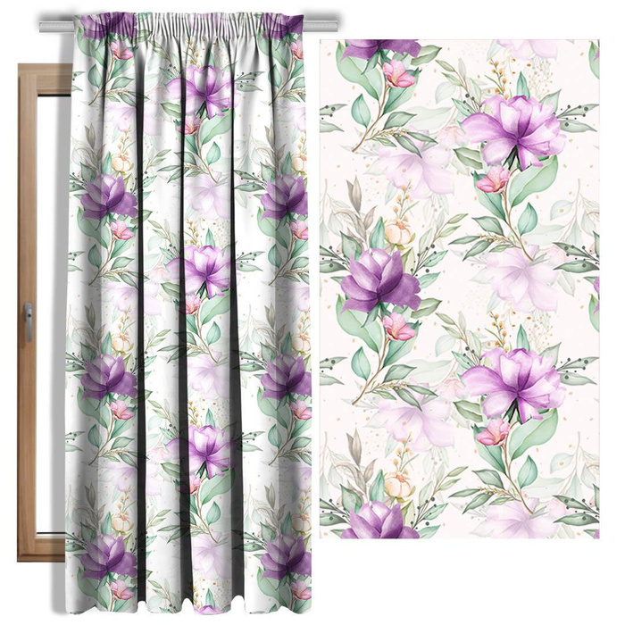 PURPLE MAGNOLIAS - Crepe