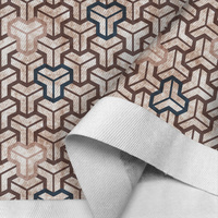 GEOMETRIC MINIMAL WZ. 12 - Drelich bawełniany