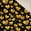 Black & Gold Glamour wz. 5- Polster- Velours