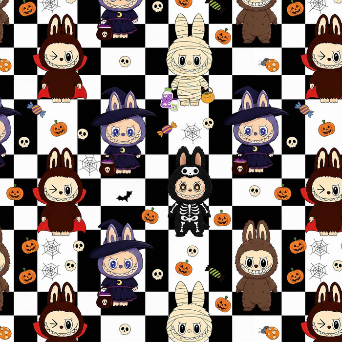 Creepy Cute Halloween WZ.4 - looped knit fabric