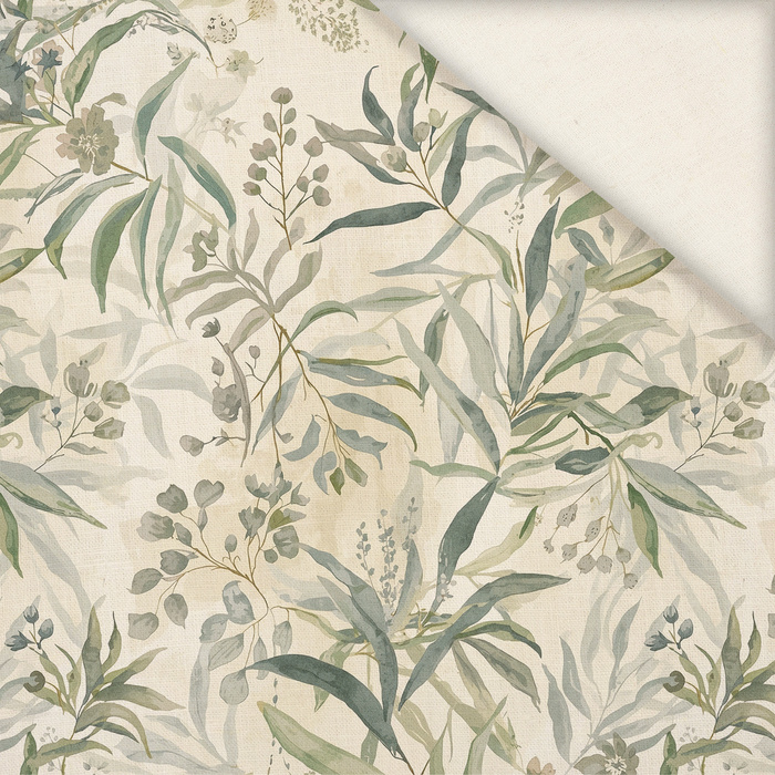 PASTEL FLOWERS WZ. 29 - Slub Weave