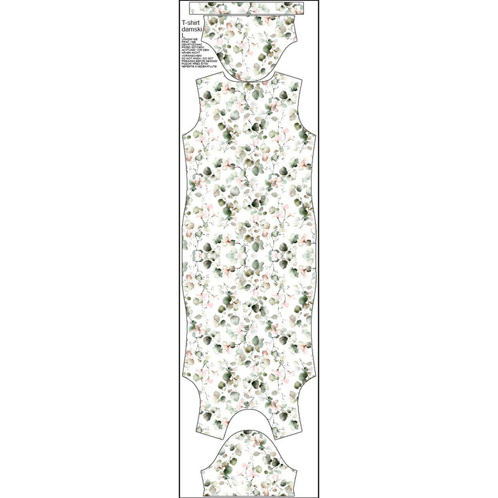 DAMEN T-SHIRT (XS) - FLOWERS M. 17 - Nähset
