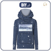UNISEX HOODIE (HYDRA) - SNOW  - Nähset (146/152)