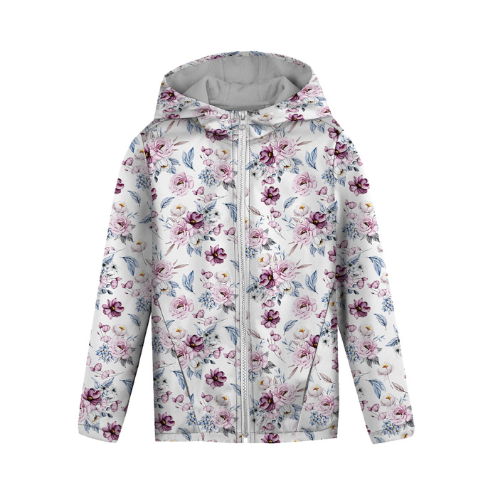 KIDS JACKET BUNNY (ZOE) - WATERCOLOR BOUQUET Pat. 2 - sewing set (122/128)