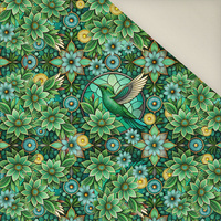 Stained Garden vz. 15 (FLOWERS) - panel (60cm x 50cm)  Potahový velur