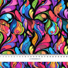COLORFUL ABSTRACT- Upholstery velour 