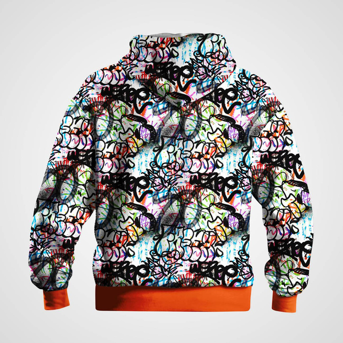 STREET ART pat. 4 - looped knit fabric