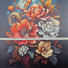 BOUQUET OF FLOWERS WZ.5 (46 cm x 50 cm) - thick pressed leatherette