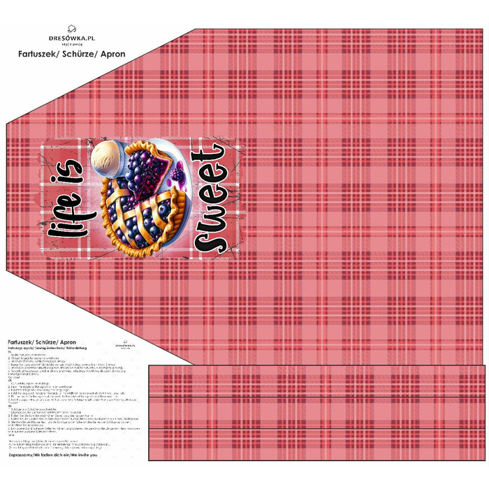 Zástěra - LIFE IS SWEET