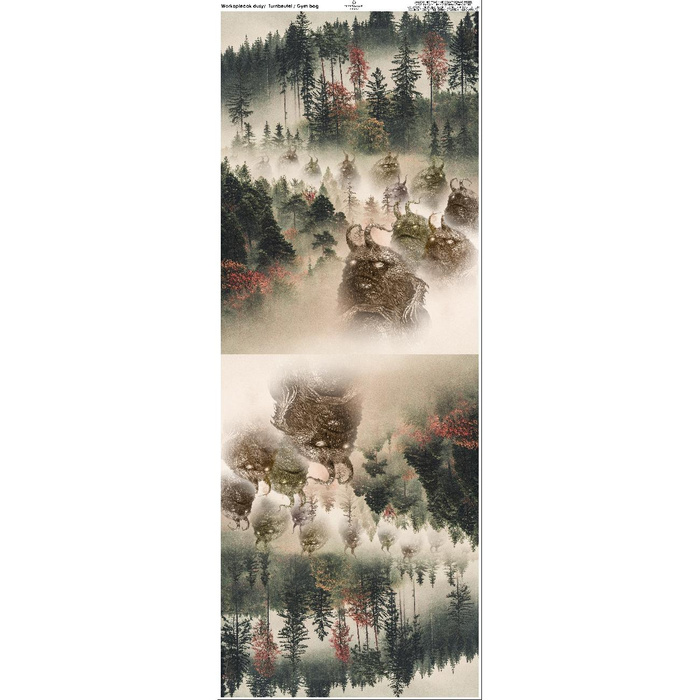 GYM BAG - WĘDROWCY LOSU BEASTS - sewing set - big