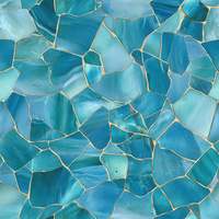 STAINED GLASS WZ. 27- Upholstery velour