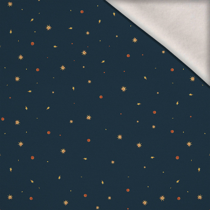 MINI GALAXY - teplákovina počesaná s elastanem ITY