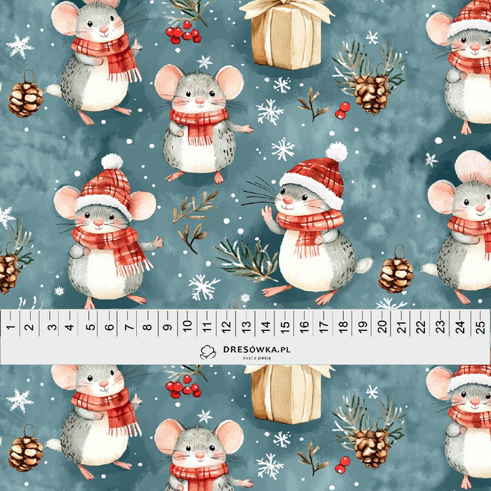 LET IS SNOW wz.9 - looped knit fabric